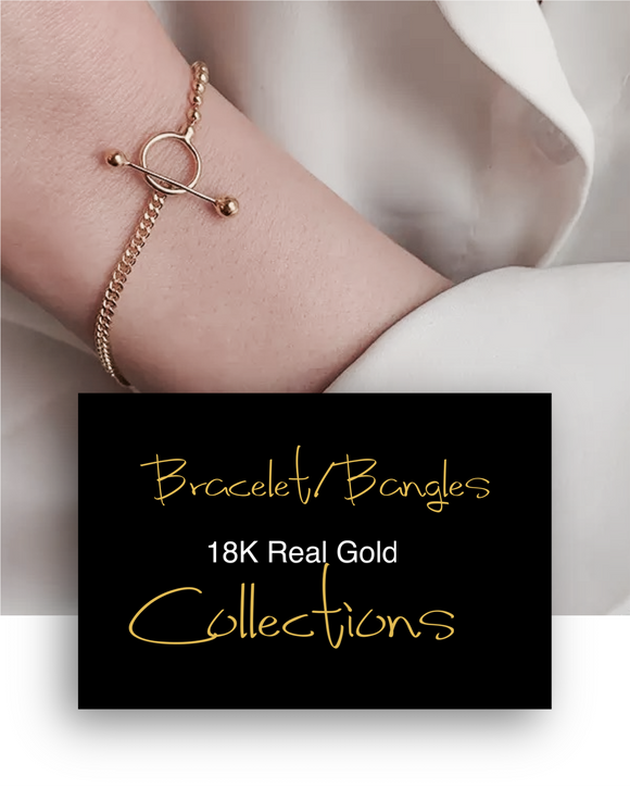 18K -21 Real Gold Bracelet/Bangles Collections