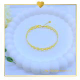 18K Real Gold Bracelet Small to Medium”