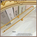 18K Real Gold Bracelet with  Heart Charm 7-7.5”