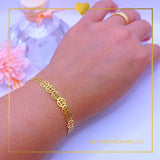 18K Real Gold Bracelet Small to Medium”
