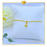 18K Real Gold Bracelet 7.5”