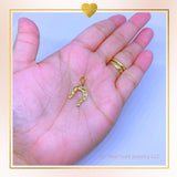 18k Real Gold Horse Shoe Pendant