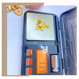 18K  Real Gold Bracelet with Star Charms 6.5-7”