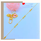 18K Real Gold Star Bracelet size 7.5”