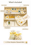 Spring Bloom Personalized Gift Set 🌼 Elegant Daisy Phone Charm & Keepsake Box