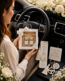 🤍 Gem’s Duo Vent Clip Diffuser  White Garden | Book No. 04