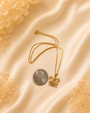 18K Real Gold Butterfly Pendant Necklace – 18 Inches – 750 Stamped – Approx. 2.6g