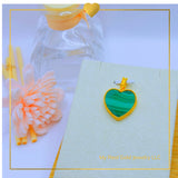 18k Real Gold Heart Pendant