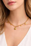 Premium Stainless Steel Heart Charm Necklace - 16” + 2” Extender