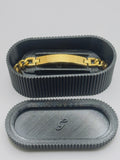 Personalized ID Bracelet – Premium Gold Plated Stainless Steel