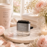 GEM’S SERENITY MINI | LUXURY CAR DIFFUSER | LINEN ORRIS BLOOM | BOOK NO. 02