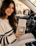 GEM’S SERENITY MINI | LUXURY CAR DIFFUSER | LINEN ORRIS BLOOM | BOOK NO. 02