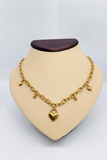 Premium Stainless Steel Heart Charm Necklace - 16” + 2” Extender