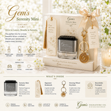 GEM'S SERENITY MINI | LUXURY CAR DIFFUSER | WHITE GARDEN | BOOK NO. 04