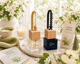 White Garden | Personalized Luxury Duo Car Diffuser Gift Set | Book No. 04