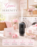 GEM’S SERENITY™ | LINEN ORRIS BLOOM | BOOK NO. 02  Luxury Home & Car Diffuser