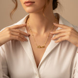 Panther Bar Necklace – Premium Gold Plated