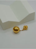 18K Real Gold Golden Orb Bloom Pendant