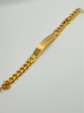 Personalized ID Bracelet – Premium Gold Plated Stainless Steel