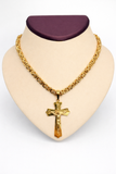 Men’s Stainless Steel Cross Necklace | 27.5 Inch Chain