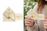 Spring Bloom Personalized Gift Set 🌼 Elegant Daisy Phone Charm & Keepsake Box
