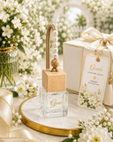 White Garden | Personalized Luxury Duo Car Diffuser Gift Set | Book No. 04