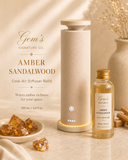 Amber Sandalwood Serenity Cold-Air Diffuser Refill | Gem’s Classic Scent Collection