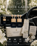 🤍 Gem’s Duo Vent Clip Diffuser  White Garden | Book No. 04