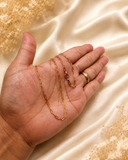 18K Real Gold Paperclip Chain Necklace – 16 Inches – 750 Stamped – Approx. 1.9g