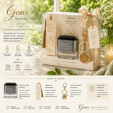 GEM’S SERENITY MINI | LUXURY CAR DIFFUSER | GREEN HAVEN | BOOK NO. 03