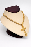 Men’s Stainless Steel Cross Necklace | 27.5 Inch Chain
