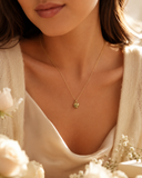 18K Real Gold Heart Pendant Necklace | 18 Inches