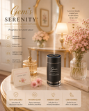 Gem’s Serenity™ Luxury Home & Car Diffuser featuring Linen Orris Bloom, so let’s keep the same storytelling style.