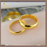 18K Real Gold Engagement Men and Women’s Ring