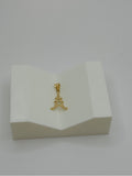 18K Real Gold Eiffel Tower Pendant