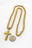 Men’s Stainless Steel Cross Necklace | 27.5 Inch Chain