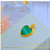 18k Real Gold Heart Pendant