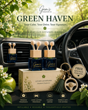 🌿 Gem’s Duo Vent Clip Diffuser  Green Haven | Book No. 03
