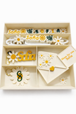 Spring Bloom Personalized Gift Set 🌼 Elegant Daisy Phone Charm & Keepsake Box