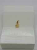 18K Real Gold Half Ball Pendant