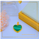 18k Real Gold Heart Pendant