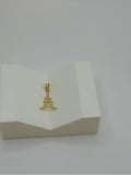18K Real Gold Eiffel Tower Pendant