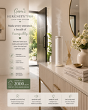 Gem’s Serenity™ Pro | Luxury Home Diffuser | White Garden | Up to 2,000 sq ft Coverage