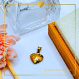 Real Gold Heart Pendant