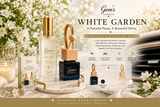 White Garden™ Luxury Hanging Diffuser & Air Mist Gift Set  Book No. 04 — Quiet Elegance.