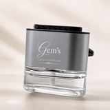 Gem’s Luxury Linen Bloom Vent Clip Car Diffuser – Silver – 10 mL