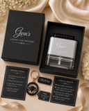 Gem’s Luxury Linen Bloom Vent Clip Car Diffuser – Silver – 10 mL