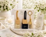 White Garden | Personalized Luxury Duo Car Diffuser Gift Set | Book No. 04