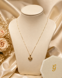 18” Real Gold Heart Pendant Necklace – 1.7Grams