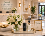 GEM’S SERENITY™ | WHITE GARDEN  | BOOK NO. 04 | Luxury Home & Car Diffuser